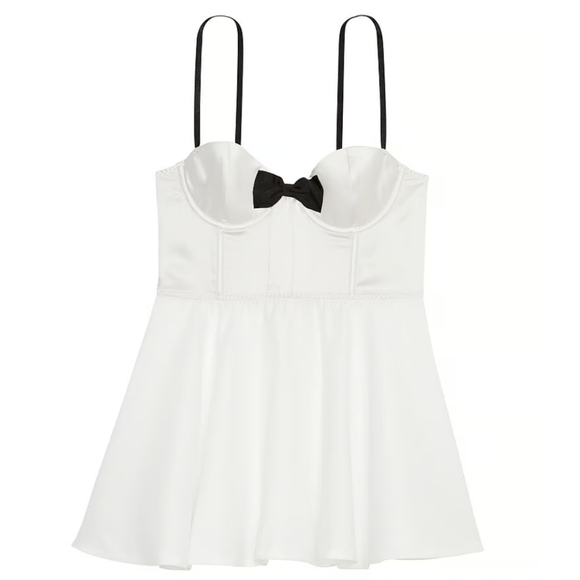 Victoria's Secret Bow Top Bustier Slip Dress - Picture 2 of 13